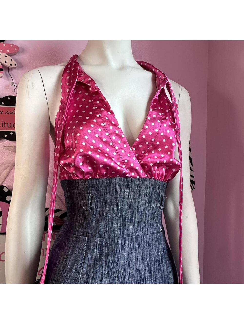 New Girl style polka dot dress